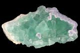 Green & Purple Fluorite Crystal Cluster - China #98073-1